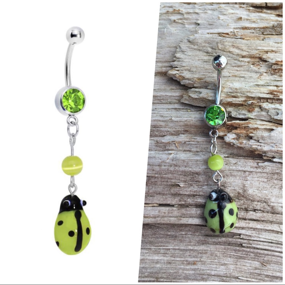 Ladybug Belly Button‎ Navel Ring